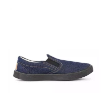 Купить - детский слипон  Слипоны детские BOSTON синие на черной подошве, OLDCOM Олдком