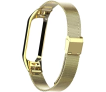 Купить - аксессуар к смарт-чсасам  Ремешок XoKo Milan Xiaomi Mi Band 3/4 Gold (ХК-MI-MN-Gold)
