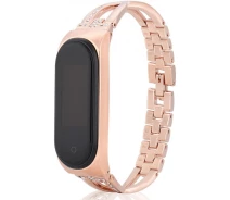 Купить - аксессуар к смарт-чсасам  Ремешок XoKo для Xiaomi Mi Band 3/4 Rose Gold