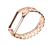 Купить - аксессуар к смарт-чсасам  Ремешок XOKO металлический для Mi Band 3/4 Gold