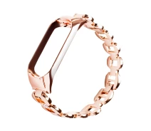 Купить - аксессуар к смарт-чсасам  Ремешок XOKO металлический для Mi Band 3/4 Gold Rose