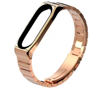 Купить - аксессуар к смарт-чсасам  Ремешок XoKo Premium для Mi Band 3/4 Rose Gold