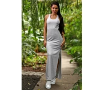 Купить - повседневное платье  Женское спортивное макси платье Light Designed For Fitness XS/S Светло-серый