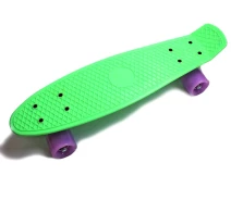 Купить - скейтборд  Пенни борд (Penny Board) 22 Pastel Series со светящимися колесами, Мятный