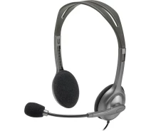 Купить - наушники  Наушники Logitech H110 Stereo Headset (981-000271) Gray