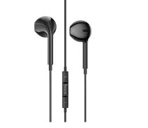 Купить -  Наушники проводные HOCO M101 Crystal (3.5mm) Black (6931474782335)