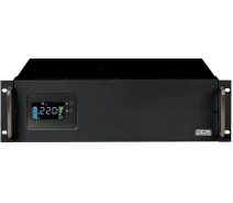 Купить - источник бесперебойного питания  ИБП Powercom KIN-3000AP RM LCD 3U 3000 VA /2400W 8 IEC