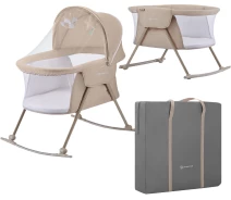 Купить - детскую кроватку  Люлька-качалка 3 в 1 Kinderkraft Lovi Beige (KKLLOVIBEG0000)