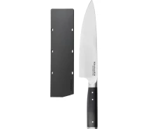 Купить - кухонный нож  Нож кухонный KitchenAid Coreline с защитным чехлом для лезвия, 20 см (KOG8IFSSOHOBA)