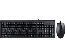 Купить - клавиатуру  Комплект 2в1 A4Tech KR-8372S Black USB (клавиатура + мышь)