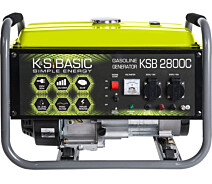 Купить - генератор  Бензиновый генератор K&S BASIC KSB 2800C