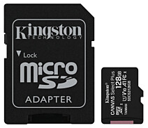Купить - карту памяти  Карта памяти Kingston 128GB microSDXC Canvas Select Plus 100R A1 C10 + SD адаптер (SDCS2/128GB)