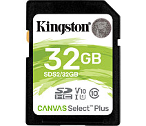 Купить - карту памяти  Карта памяти Kingston 32GB SDHC Select Plus SDS2/32GB