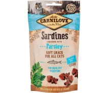 Купить - лакомство для кота  Лакомства Carnilove Cat Semi Moist Snack Sardine with Parsley для котов с чувствительным пищеварением с сардиною и петрушкой 50 г(8595602527236)