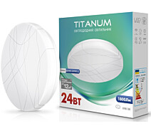 Купить - светильник потолочный  LED светильник настенно-потолочный TITANUM 24W 5000K Кривые линии (TLCL-245CL)