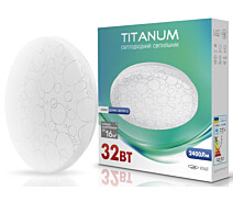 Купить - светильник потолочный  LED светильник настенно-потолочный TITANUM 32W 5000K Кольца (TLCL-325C)