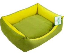 Купить - спальное место  Лежак Лира-new №2 зеленый+желтый, Luсky Pet, 50х65х18