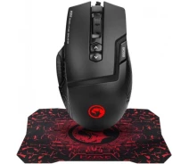 Купить - мышку для ноутбука  Мышь игровая Marvo M355+G1 + Коврик