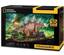 Купить - пазл  Трехмерная головоломка-конструктор Cubic Fun National Geographic Dino Стегозавр (DS1054h)