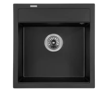 Купить - кухонную мойку  Кухонная мойка Granado MERIDA black shine 0301
