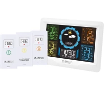 Купить - метеостанцию  Метеостанция La Crosse WS6304 White с 3 датчиками
