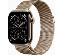 Купить - смарт-часы  Apple Watch Series 11 GPS + Cellular 42mm Gold Titanium Case with Gold Milanese Loop (MF8Y4RK/A)