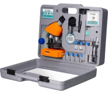 Купить - микроскоп  Микроскоп Bresser Junior 40x-640x Orange с кейсом и набором для опытов (8851310)