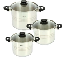 Купить - набор посуды  Набор кастрюль Rotex RC022-6XL Milano