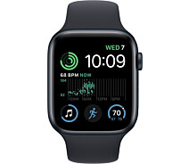 Купить - смарт-часы  Смарт-часы Apple Watch SE GPS 44mm Midnight Aluminium Case with Midnight Sport Band - Regular (MNK03UL/A)
