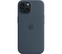 Купить - чехол для смартфона  Чехол Apple Silicone Case with MagSafe Storm Blue MT0N3ZM/A для iPhone 15