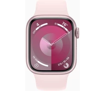 Купить - смарт-часы  Демо-образец смарт-часы Apple Watch Series 9 GPS 41mm Pink Aluminium Case with Light Pink Sport Band - S/M (MR933QP/A)