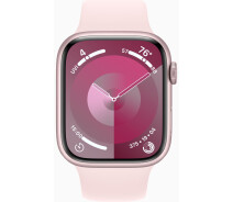 Купить - смарт-часы  Смарт-часы Apple Watch Series 9 GPS 45mm Pink Aluminium Case with Light Pink Sport Band - M/L (MR9H3QP/A)