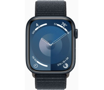 Купить - смарт-часы  Смарт-часы Apple Watch Series 9 GPS 45mm Midnight Aluminium Case with Midnight Sport Loop (MR9C3QP/A)