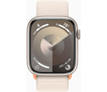 Купить - смарт-часы  Смарт-часы Apple Watch Series 9 GPS 45mm Starlight Aluminium Case with Starlight Sport Loop (MR983QP/A)