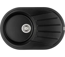 Купить - кухонную мойку  Кухонная мойка  GRANADO MURCIA black shine 1701