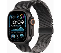 Купить - смарт-часы  Apple Watch Ultra 2 GPS + Cellular 49mm Black Titan Case with Black Titan Milanese Loop - M (MX5U3UL/A)
