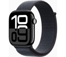 Купить - смарт-часы  Apple Watch Series 10 GPS 46mm Jet Black Aluminium Case with Ink Sport Loop (MWWR3QH/A)