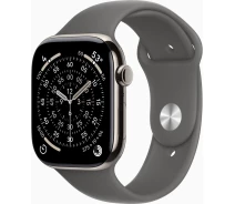 Купить - смарт-часы  Apple Watch Series 11 GPS + Cellular 46mm Natural Titanium Case with Stone Grey Sport Band - S/M (MFCW4RK/A)