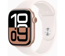 Купить - смарт-часы  Apple Watch Series 10 GPS 46mm Rose Gold Aluminium Case with Light Blush Sport Band - M/L (MWWU3QH/A)