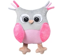 Купить - большую мягкую игрушку  Игрушка-обнимашка BabyOno Сова София (441) в ассорт.