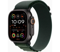 Купить - смарт-часы  Apple Watch Ultra 2 GPS + Cellular 49mm Black Titan Case with Dark Green Alpine Loop - Small (MX4Q3UL/A)