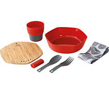 Купить - туристическую посуду  Набор туристической посуды Robens Leaf Meal Kit Fire Red (690276)