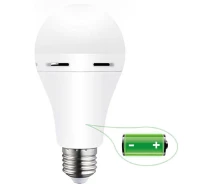Купить - лампу  Лампа аккумуляторная ЕВРОСВЕТ Е27 LED SL-EBL-802 АС7W DC3W 6400К (2958)