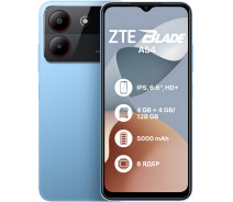 Купить - смартфон и мобильный телефон  ZTE Blade A54 4/128GB Blue