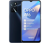 Купить - смартфон и мобильный телефон  OPPO A16 3/32Gb Black (Черный)
