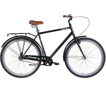 Купить - велосипед и аксессуар  Велосипед 28" Dorozhnik COMFORT MALE Velosteel 22" темно-зеленый (OPS-D-28-287)