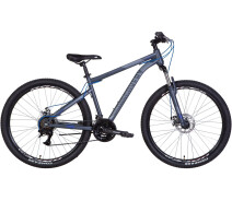 Купить - велосипед и аксессуар  Велосипед 27.5" Discovery TREK AM DD 17,5" темно-серый с синим (м) (OPS-DIS-27.5-029)