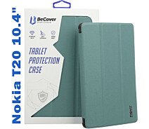 Купить - аксессуар для планшета и электронной книги  Чехол-книжка BeCover Smart Case для Nokia T20 10.4" Dark Green (708043)