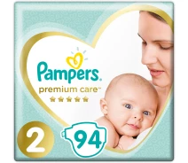 Купить - подгузник  Подгузники Pampers Premium Care Mini 2(4-8 кг) Джамбо 94 шт (8001841104911)