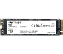 Купить - SSD-накопитель  SSD-накопитель Patriot P300 1TB M.2 2280 NVMe PCIe 3.0 x4 3D NAND TLC (P300P1TBM28)